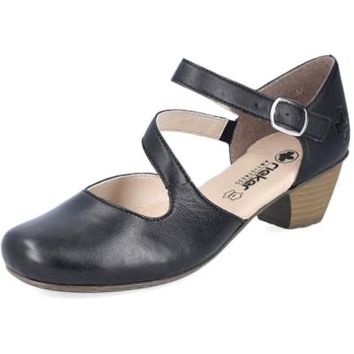 Rieker Femme Escarpins 41780, Dame Escarpins Slingback,Slingback,Bracelet à la Cheville,Cuir,Confortable,Noir (Schwarz / 00),38 EU / 5 UK - Publicité Rieker Femme Escarpins 41780, Dame Escarpins Slingback,Slingback,Bracelet à la Cheville,Cuir,Confortable,Noir (Schwarz / 00),38 EU / 5 UK - Publicité
