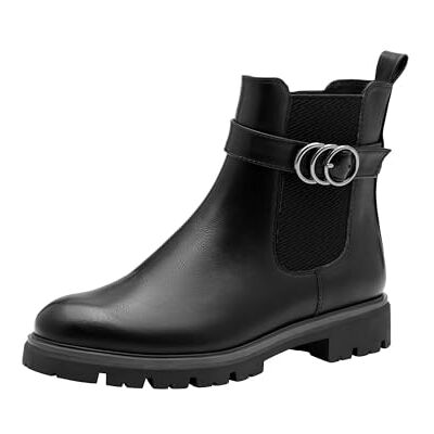 MARCO TOZZI Femme Chelsea-Stiefel Bottine, Noir, 39 EU - Publicité MARCO TOZZI Femme Chelsea-Stiefel Bottine, Noir, 39 EU - Publicité