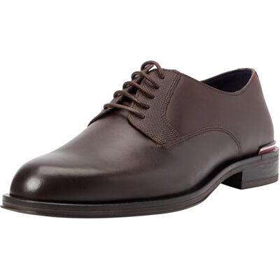 Tommy Hilfiger Men CORE RWB HILFIGER TEXT LTH SHOE, Cocoa, 43 EU - Publicité Tommy Hilfiger Men CORE RWB HILFIGER TEXT LTH SHOE, Cocoa, 43 EU - Publicité