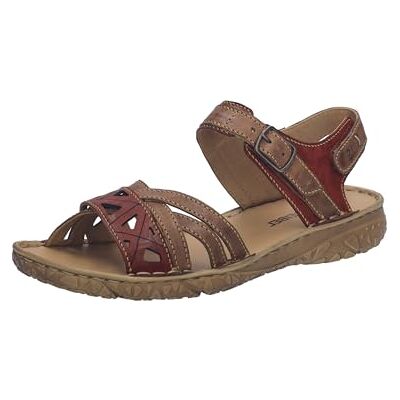 Josef Seibel Sandales classiques pour femme Ivy.08, largeur G (normale), Rouge combiné., 40 EU - Publicité Josef Seibel Sandales classiques pour femme Ivy.08, largeur G (normale), Rouge combiné., 40 EU - Publicité