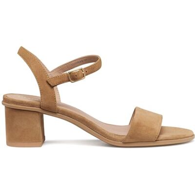 Geox D AURELY 50 B Sandales à talons pour femme, cognac, 40 EU - Publicité Geox D AURELY 50 B Sandales à talons pour femme, cognac, 40 EU - Publicité