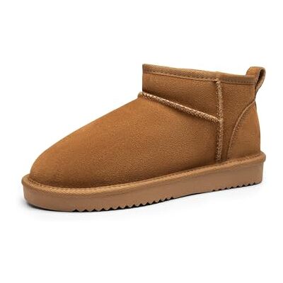 DREAM PAIRS Bottes de Neige pour Femmes Confortable Bottes Hiver Antidérapante et Durable Mini-Botte FuzzyClassic,Size 38,Châtaigne,SDSB2405W - Publicité DREAM PAIRS Bottes de Neige pour Femmes Confortable Bottes Hiver Antidérapante et Durable Mini-Botte FuzzyClassic,Size 38,Châtaigne,SDSB2405W - Publicité