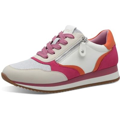 Jana Femmes Baskets Plates avec Fermeture éclair Vegan, Mehrfarbig (Orange/Fuxia), 36 EU - Publicité Jana Femmes Baskets Plates avec Fermeture éclair Vegan, Mehrfarbig (Orange/Fuxia), 36 EU - Publicité