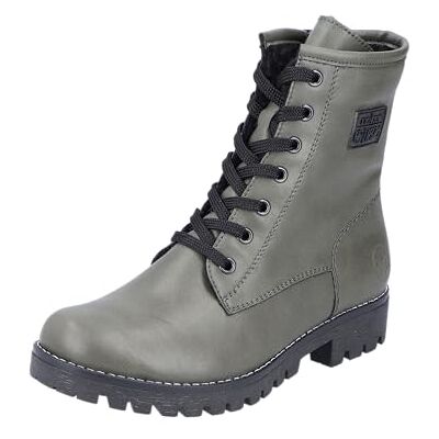 Rieker Bottes à lacets pour femme, vert, 38 EU - Publicité Rieker Bottes à lacets pour femme, vert, 38 EU - Publicité