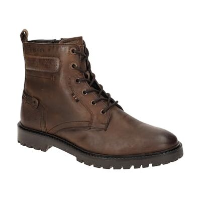 s.Oliver Bottines Plates en Dentelle pour Homme, Marron, 43 EU - Publicité s.Oliver Bottines Plates en Dentelle pour Homme, Marron, 43 EU - Publicité