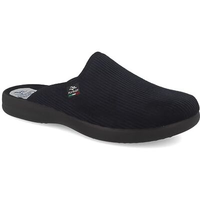 Fly Flot Chaussons Homme 220092, Pointure:44 EU, La Couleur:Noir - Publicité Fly Flot Chaussons Homme 220092, Pointure:44 EU, La Couleur:Noir - Publicité