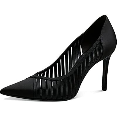Tamaris Femme Damen Escarpins, Black Satin, 36 EU - Publicité Tamaris Femme Damen Escarpins, Black Satin, 36 EU - Publicité