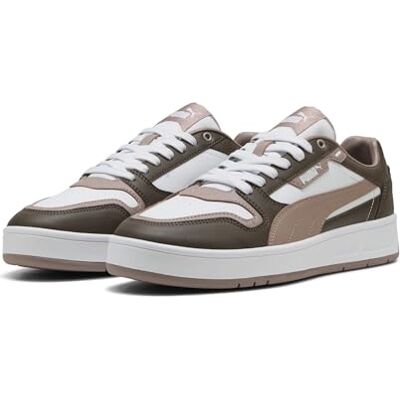Puma Sneakers Court Classic Street Unisexe 44, White Sandstone Chocolate Beige Brown - Publicité Puma Sneakers Court Classic Street Unisexe 44, White Sandstone Chocolate Beige Brown - Publicité