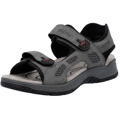 Rieker Sandales classiques pour homme 26955, gris, 41 EU - Publicité Rieker Sandales classiques pour homme 26955, gris, 41 EU - Publicité
