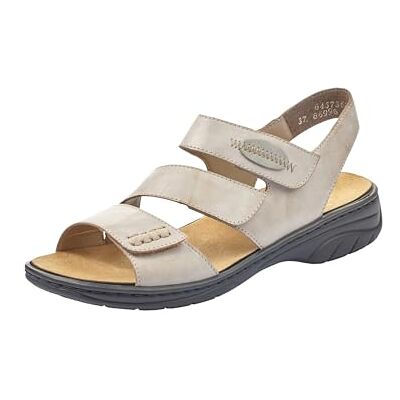 Rieker Damen Sandalen -62 Beige GR. 39 - Publicité Rieker Damen Sandalen -62 Beige GR. 39 - Publicité