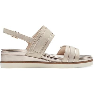Tamaris Sandales compensées avec semelle amovible 1-28217-42 pour femme, 179 Champagne, 40 EU - Publicité Tamaris Sandales compensées avec semelle amovible 1-28217-42 pour femme, 179 Champagne, 40 EU - Publicité