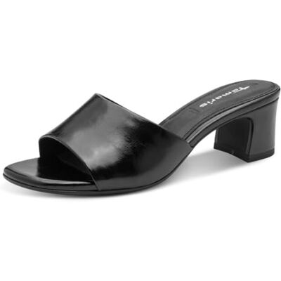 Tamaris Mule femme à talon bloc noir 38 EU - Publicité Tamaris Mule femme à talon bloc noir 38 EU - Publicité