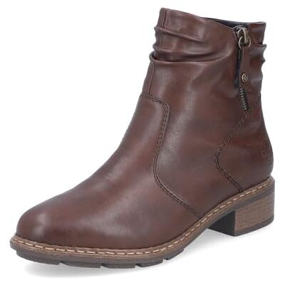 Rieker Bottines classiques pour femme 77281, Marron 25, 38 EU - Publicité Rieker Bottines classiques pour femme 77281, Marron 25, 38 EU - Publicité