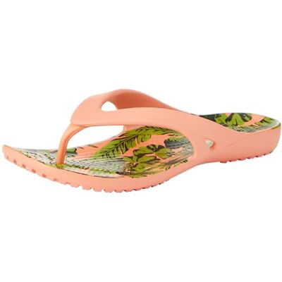 Crocs Femme Kadee II Palm Print Flip W Tongs, Papaya, 38/39 EU - Publicité Crocs Femme Kadee II Palm Print Flip W Tongs, Papaya, 38/39 EU - Publicité