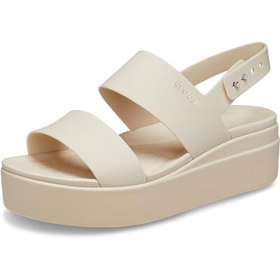 Crocs Femme Brooklyn Low Wedge Sandales, Sandstone, 38/39 EU - Publicité Crocs Femme Brooklyn Low Wedge Sandales, Sandstone, 38/39 EU - Publicité