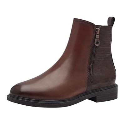 MARCO TOZZI Bottines zippées pour Femme Botte Tendance, Cognac Comb, 38 EU - Publicité MARCO TOZZI Bottines zippées pour Femme Botte Tendance, Cognac Comb, 38 EU - Publicité