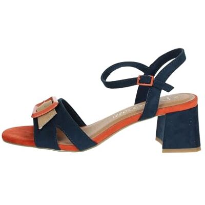 MARCO TOZZI Sandale femme semelle de confort Feel Me moelleuse doublure douce Été, bleu (NAVY COMB), 36 EU - Publicité MARCO TOZZI Sandale femme semelle de confort Feel Me moelleuse doublure douce Été, bleu (NAVY COMB), 36 EU - Publicité