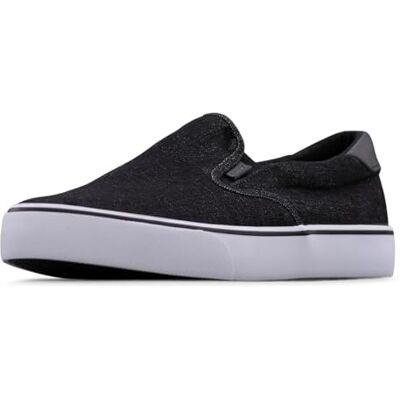 Lugz Homme Baskets Clipper Fashion, Noir et Blanc Denim, 39 EU Large - Publicité Lugz Homme Baskets Clipper Fashion, Noir et Blanc Denim, 39 EU Large - Publicité