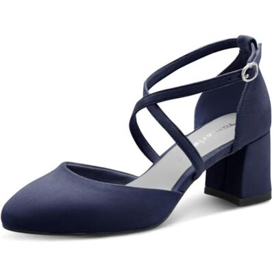 Tamaris Escarpins femme à talon bloc bleu 37 EU - Publicité Tamaris Escarpins femme à talon bloc bleu 37 EU - Publicité