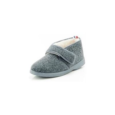Damart Chaussons à Scratch Thermolactyl Homme Gris Chiné Taille 42 - Publicité Damart Chaussons à Scratch Thermolactyl Homme Gris Chiné Taille 42 - Publicité