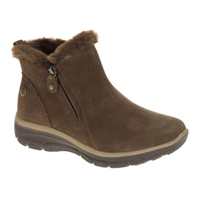 Skechers Easy Going Fermeture éclair haute 2 pour femme, chocolat, 10 - Publicité Skechers Easy Going Fermeture éclair haute 2 pour femme, chocolat, 10 - Publicité