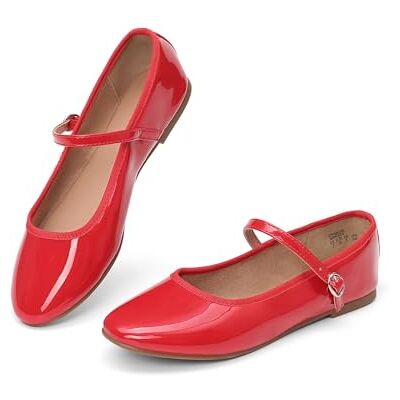 DREAM PAIRS Ballerines Mary Jane Femme Classiques, Chaussures Plates Confortables à Enfiler, Style Élégant et Polyvalent pour Travail et Quotidien,Size 38.5,Rouge-Pat,SDFA2441W - Publicité DREAM PAIRS Ballerines Mary Jane Femme Classiques, Chaussures Plates Confortables à Enfiler, Style Élégant et Polyvalent pour Travail et Quotidien,Size 38.5,Rouge-Pat,SDFA2441W - Publicité