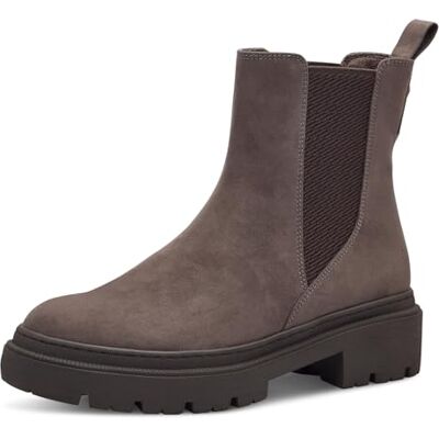 MARCO TOZZI Bottines Chelsea pour femme, beige, 37 EU - Publicité MARCO TOZZI Bottines Chelsea pour femme, beige, 37 EU - Publicité