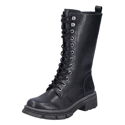 Rieker Bottes à lacets pour femme Noir Taille 38 EU, Noir, 38 EU - Publicité Rieker Bottes à lacets pour femme Noir Taille 38 EU, Noir, 38 EU - Publicité