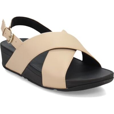 FitFlop Sandales Lulu à lanières croisées pour femme, Beige/café, 7 - Publicité FitFlop Sandales Lulu à lanières croisées pour femme, Beige/café, 7 - Publicité