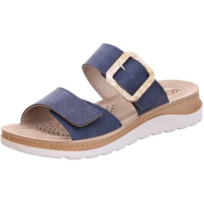 Rohde Mules Femme Baviera 1301, Pointure:40 EU, La Couleur:Bleu - Publicité Rohde Mules Femme Baviera 1301, Pointure:40 EU, La Couleur:Bleu - Publicité