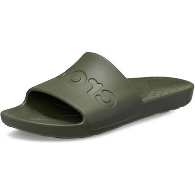Crocs Unisexe Adulte Slide Sandales, Army Green, 46/47 EU - Publicité Crocs Unisexe Adulte Slide Sandales, Army Green, 46/47 EU - Publicité