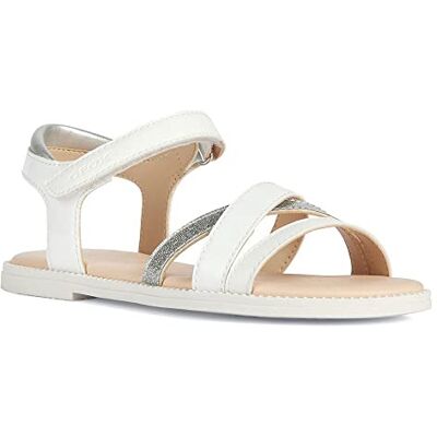 Geox Fille J Karly Girl Sandal, Blanc, 39 EU - Publicité Geox Fille J Karly Girl Sandal, Blanc, 39 EU - Publicité