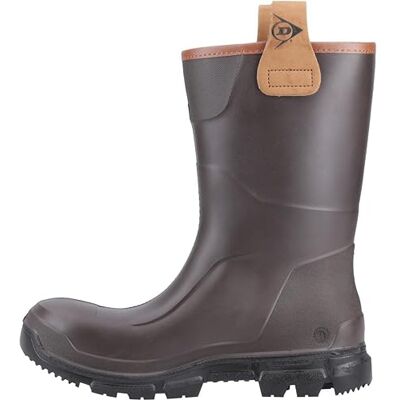 Dunlop Purofort RigPRO Bottes de pluie imperméables mi-mollet unisexes marron foncé, antistatiques et résistantes aux produits chimiques pour l'extérieur, le jardinage et le travail agricole - Publicité Dunlop Purofort RigPRO Bottes de pluie imperméables mi-mollet unisexes marron foncé, antistatiques et résistantes aux produits chimiques pour l'extérieur, le jardinage et le travail agricole - Publicité