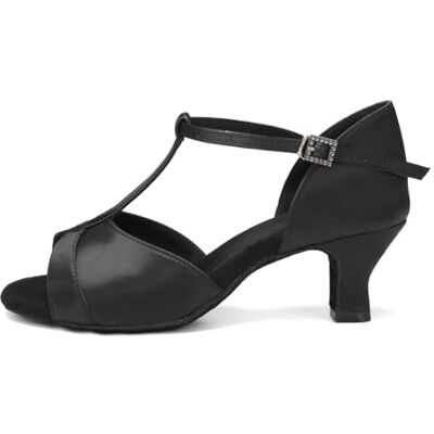 HIPPOSEUS Chaussures de Danse Latine Femme Noire Salsa Bachata Talon 5cm,36 EU - Publicité HIPPOSEUS Chaussures de Danse Latine Femme Noire Salsa Bachata Talon 5cm,36 EU - Publicité