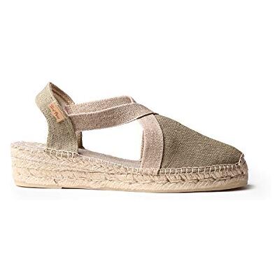 TONI PONS Espadrille pour Femme en Tissu de Coton Verdi-V Kaki, 40 EU - Publicité TONI PONS Espadrille pour Femme en Tissu de Coton Verdi-V Kaki, 40 EU - Publicité
