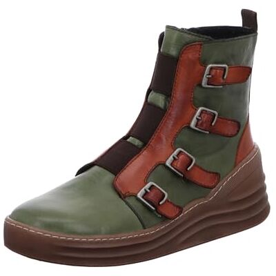 Gemini Bottines en Cuir pour Femmes 033650-02, Pointure:38 EU, La Couleur:Vert - Publicité Gemini Bottines en Cuir pour Femmes 033650-02, Pointure:38 EU, La Couleur:Vert - Publicité