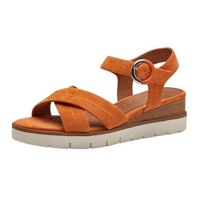 Tamaris Sandales compensées pour femme , Orange, 40 EU - Publicité Tamaris Sandales compensées pour femme , Orange, 40 EU - Publicité