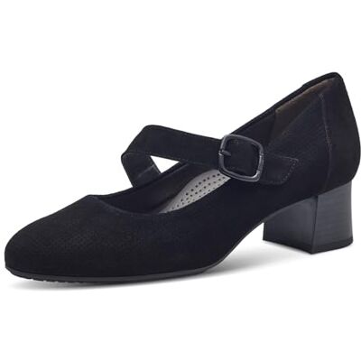 Tamaris Comfort Escarpins Mary Jane Femme Cuir à Bride, Black, 37 EU - Publicité Tamaris Comfort Escarpins Mary Jane Femme Cuir à Bride, Black, 37 EU - Publicité