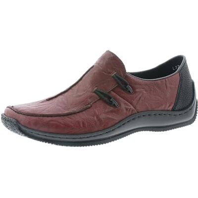 Rieker L1751-35, Mocassins Femme, Rouge (Wine/Schwarz 35), 38 EU - Publicité Rieker L1751-35, Mocassins Femme, Rouge (Wine/Schwarz 35), 38 EU - Publicité