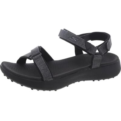 Skechers Women's 600 Spikeless Golf Sandals Shoe, Black, 7 M US - Publicité Skechers Women's 600 Spikeless Golf Sandals Shoe, Black, 7 M US - Publicité