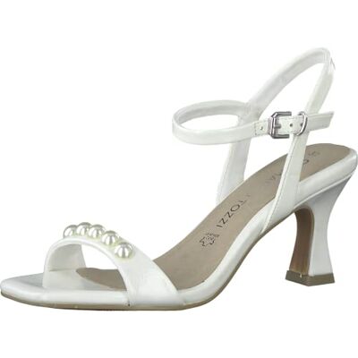 MARCO TOZZI Femme Damen Sandales, Ivory Patent, 39 EU - Publicité MARCO TOZZI Femme Damen Sandales, Ivory Patent, 39 EU - Publicité