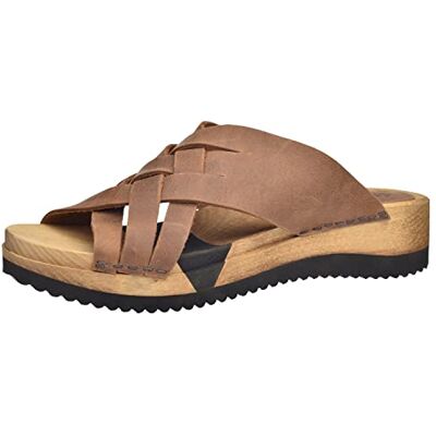 Sanita Salto Sport Flex Sandale Produit Original Fabriqué à la Main pour Femme Sandale en Cuir avec Semelle en Bois Flexibles Semelle très légère 37 EU Marron - Publicité Sanita Salto Sport Flex Sandale Produit Original Fabriqué à la Main pour Femme Sandale en Cuir avec Semelle en Bois Flexibles Semelle très légère 37 EU Marron - Publicité