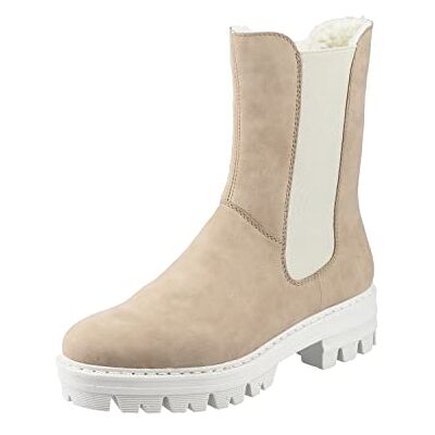 Rieker Bottines pour femme 76190, beige, 37 EU - Publicité Rieker Bottines pour femme 76190, beige, 37 EU - Publicité