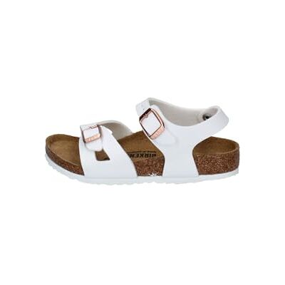 Birkenstock Rio Kids 1024374 Blanc Sandales Fille Blanches Boucles Fille 26 - Publicité Birkenstock Rio Kids 1024374 Blanc Sandales Fille Blanches Boucles Fille 26 - Publicité