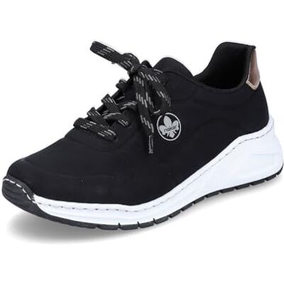 Rieker Femme Baskets M4903, Dame Baskets Basses,Semelle intérieure Amovible,Chaussures de Rue,Loisirs,Sport,Noir (Schwarz / 01),37 EU / 4 UK - Publicité Rieker Femme Baskets M4903, Dame Baskets Basses,Semelle intérieure Amovible,Chaussures de Rue,Loisirs,Sport,Noir (Schwarz / 01),37 EU / 4 UK - Publicité