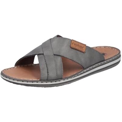 Rieker 21082 Mules pour Homme, Grises, 40 EU - Publicité Rieker 21082 Mules pour Homme, Grises, 40 EU - Publicité