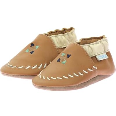 Robeez Mixte Enfant In And Out, Camel, 17/18 EU - Publicité Robeez Mixte Enfant In And Out, Camel, 17/18 EU - Publicité