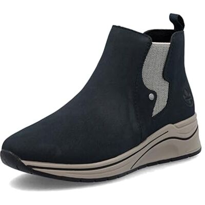 Rieker Bottes à enfiler en synthétique pour femme Bleu, bleu, 42 EU - Publicité Rieker Bottes à enfiler en synthétique pour femme Bleu, bleu, 42 EU - Publicité