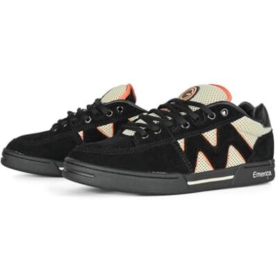 Emerica Chaussures OG-1 Noir/Tan/Orange, Noir/marron clair/orange, 42 EU - Publicité Emerica Chaussures OG-1 Noir/Tan/Orange, Noir/marron clair/orange, 42 EU - Publicité