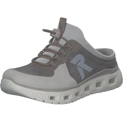 Rieker Femme M6069 Sabots, Gris, 40 EU - Publicité Rieker Femme M6069 Sabots, Gris, 40 EU - Publicité